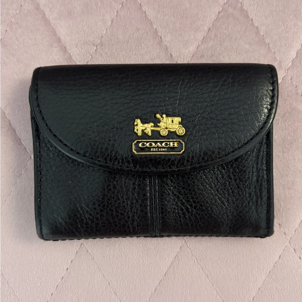 Coach Madison Wallet Black